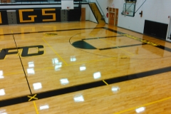 Gym Floor Refinishing