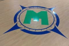 Meadowlark Elementary School Corner Court Logo